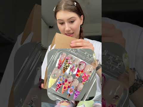 Накладные ногти как настоящие #распаковка #обзор