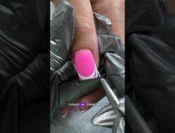 самая ПРОСТАЯ схема френча #nails #гель #дизайнногтей #маникюр #ногти #nailart #гельлак