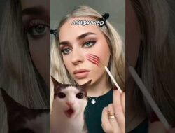 МАКИЯЖ НА ХЕЛЛОУИН ЗА 5 МИНУТ 🎃👻 #beauty #makeup #trending