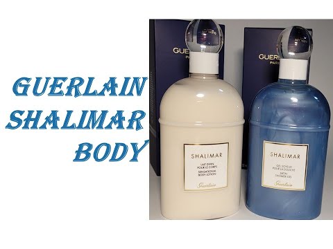КОРОЛЕВСКИЙ УХОД ЗА ТЕЛОМ Guerlain Shalimar  Body series