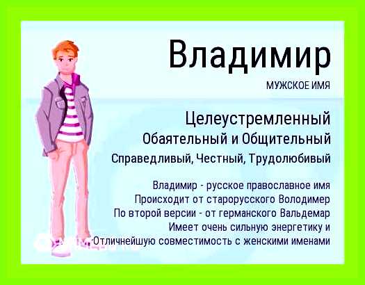 Как переводится имя владимир