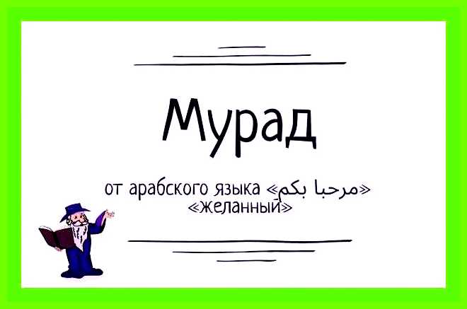 Как переводится имя мурад