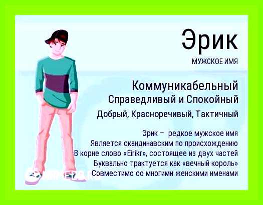 Как переводится имя эрик