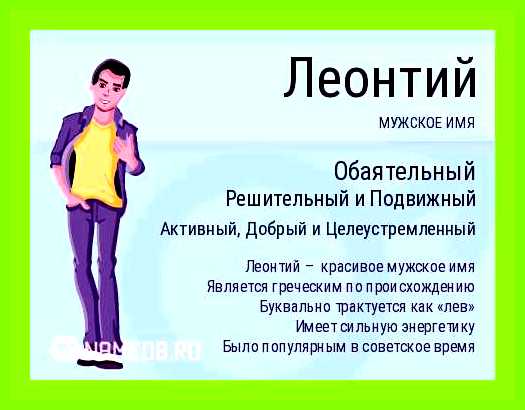 Леонид имя значение