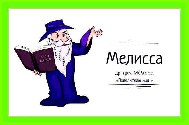 Мелисса значение