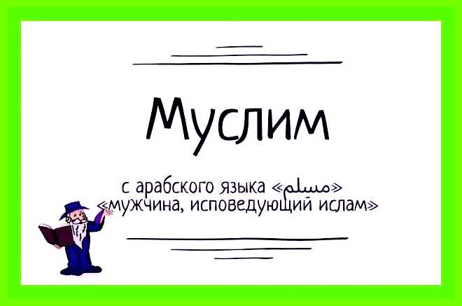 Муслим значение имени