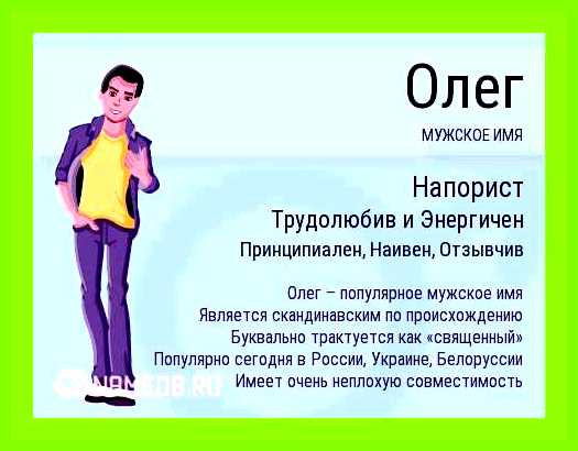 Олег значение слова