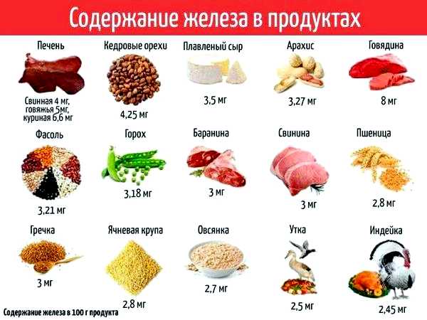 Железо в продуктах полезные свойства и влияние на организм движение способствует