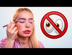 Пробую сделать макияж НЕ ГЛЯДЯ!