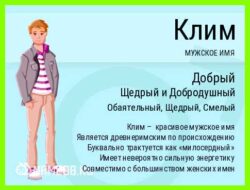 Клим имя для мальчика значение