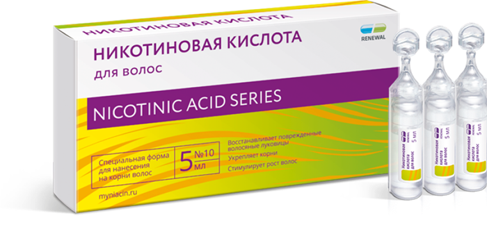 Никотиновая кислота для роста волос