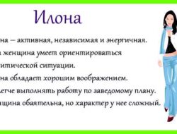 Значение имени илона для девочки
