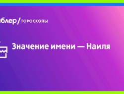 Значение имени николина